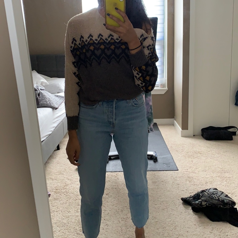 Free people cropped sweater